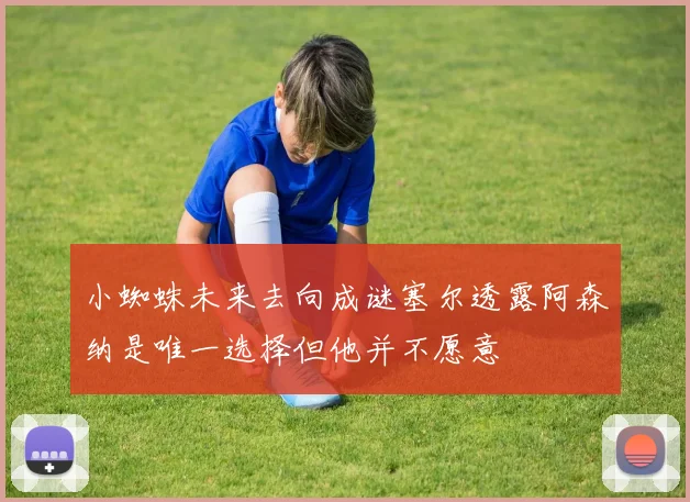 小蜘蛛未来去向成谜塞尔透露阿森纳是唯一选择但他并不愿意